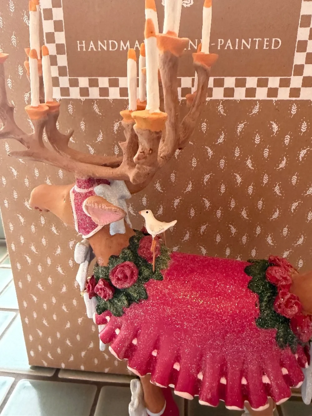 MacKenzie-Childs Patience Brewster Dash Away DONNA Reindeer Figure (LIKE NEW)